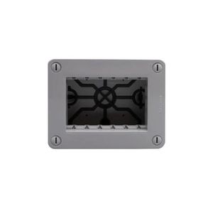 Caja 3 Módulos IP40 Gris Matix Go