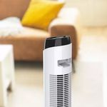 Ventilador de Torre Navia 3 Velocidades con Control Remoto Color Blanco