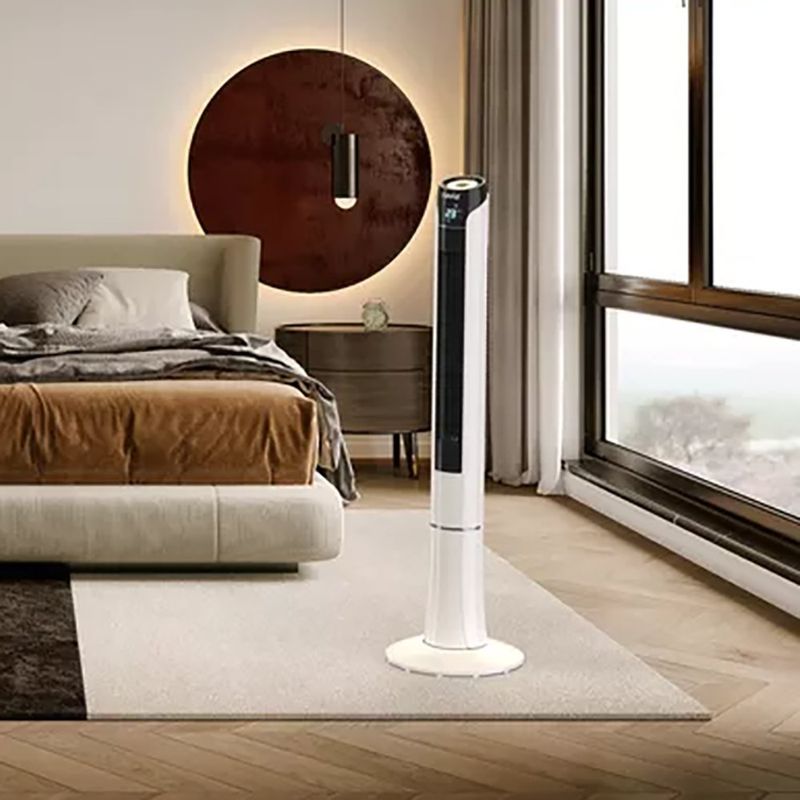 Ventilador de Torre Navia 3 Velocidades con Control Remoto Color Blanco