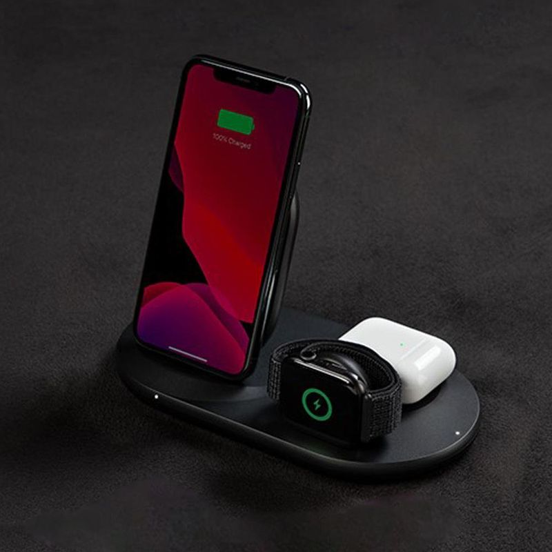Cargador inalámbrico 3 en 1 iphone, Apple Watch y Air pods - Belkin
