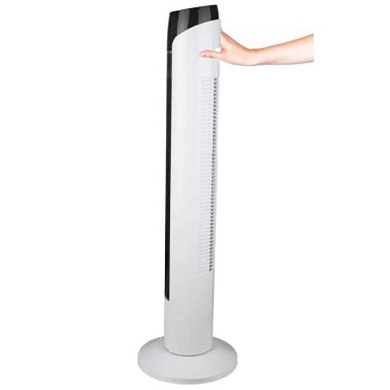 Ventilador de Torre Navia 3 Velocidades con Control Remoto Color Blanco