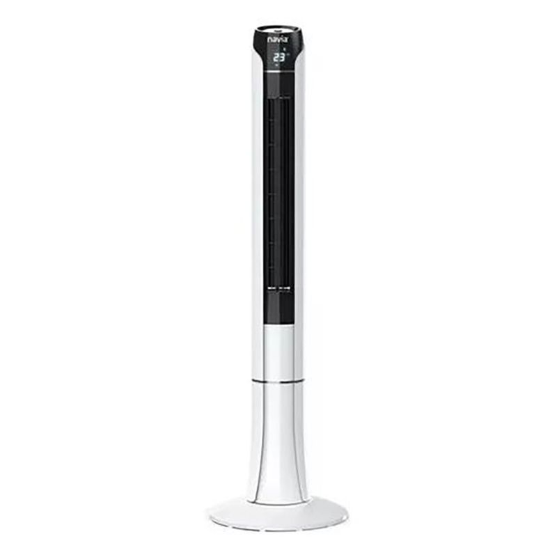 Ventilador de Torre Navia 3 Velocidades con Control Remoto Color Blanco