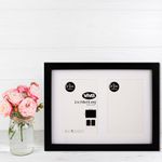 Marco para 2 Fotos Negro