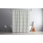 Set de  Cortina con Liner y Ganchos Diseño Mandala