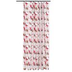 Cortina de Baño Blanca con Santa y Renos