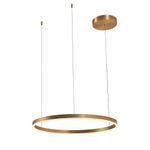Lámpara LED Colgante Circular Dorada