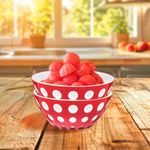 Set De 2 Bowls Le Murrine Blanco Y Rojo De 4.7 Plg - Guzzini
