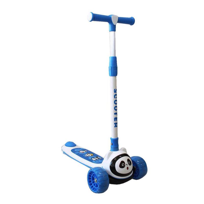 Monopatín Plegable Con Luces Y Sonido Colores Surtidos