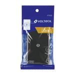 Tomacorriente Coaxial 1.5 Modulos Lisboa Negro - Volteck