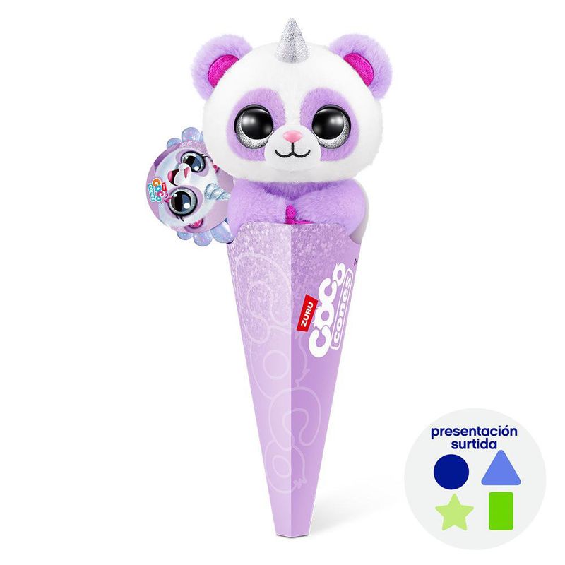 Peluche Coco Surprise Fantasía en Cono Diseños Surtidos