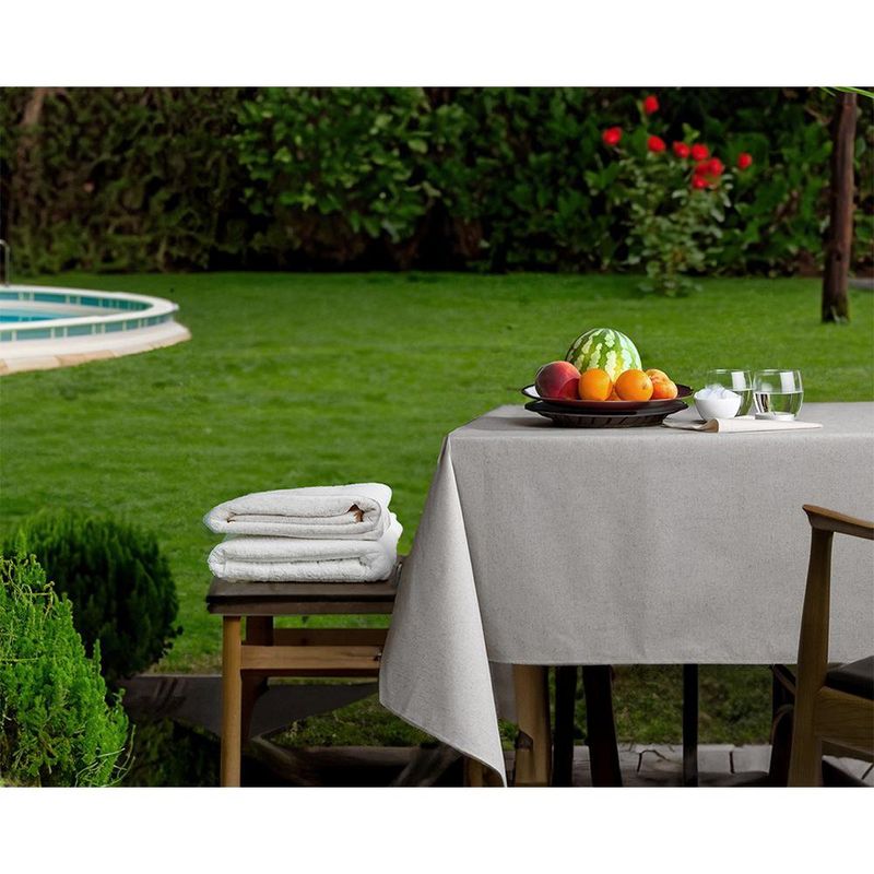 Mantel Resinado Beige 157X100 Cm