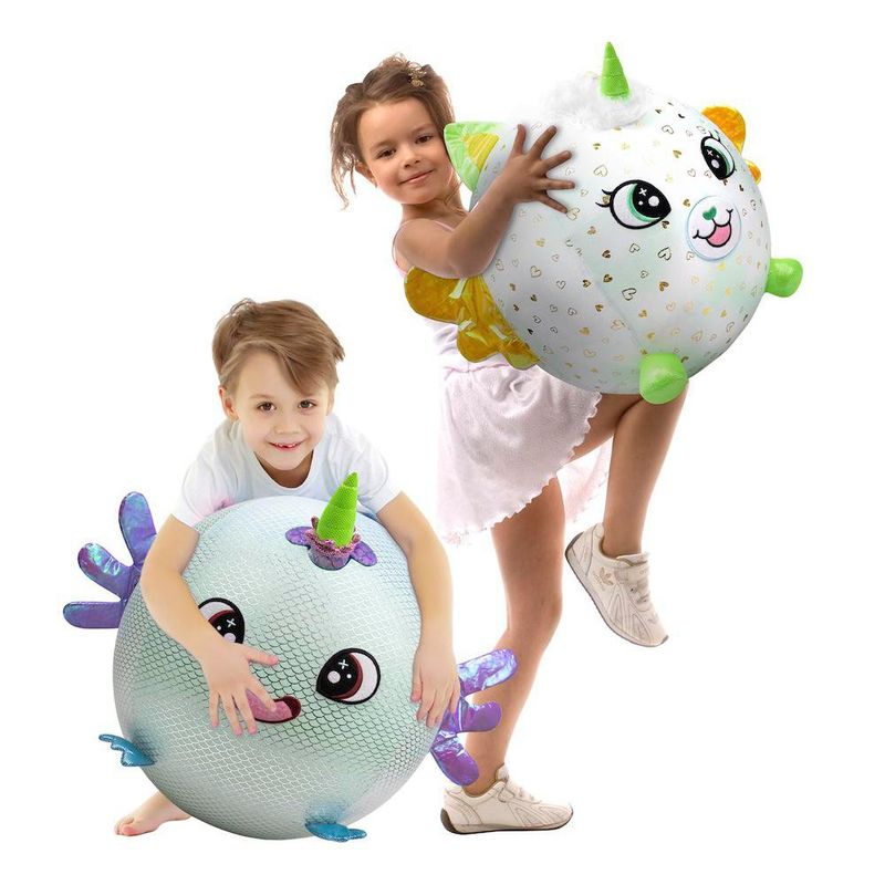 Peluche Inflable Vaca Biggies Multicolor