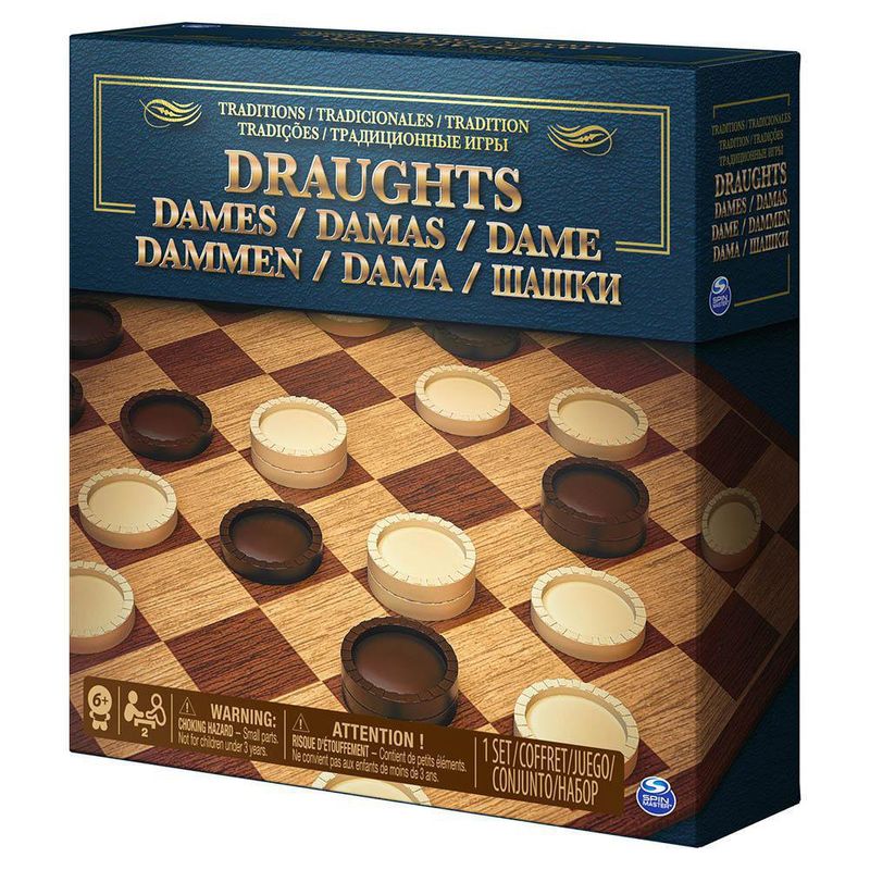 Juego De Damas Tradicional - Cardinal