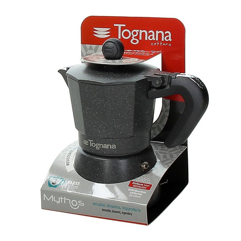 Cafetera 3 Tazas Gris- Tognana