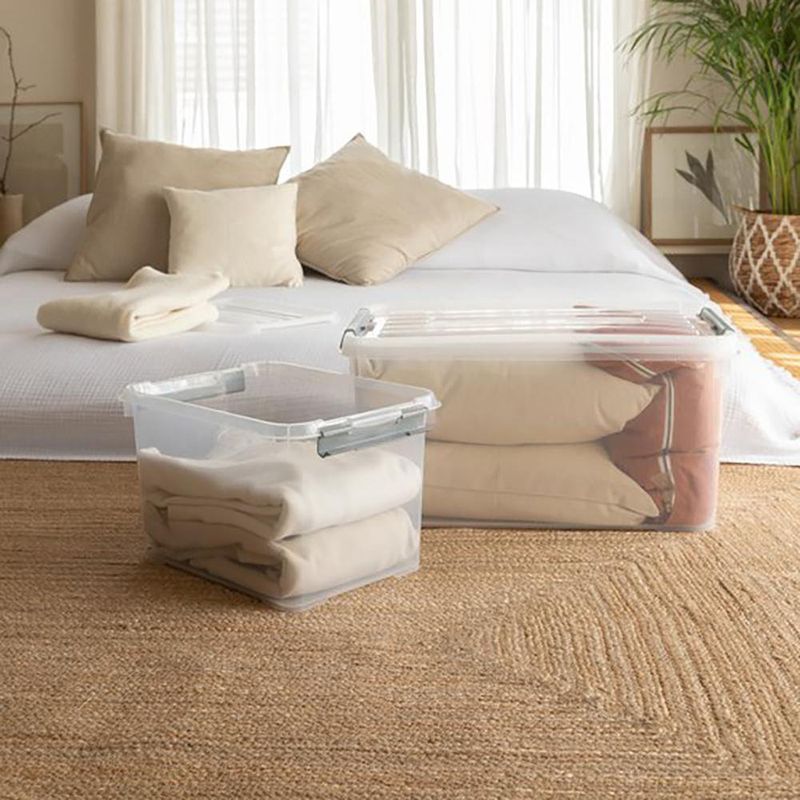 Set de 10 Cajas Handy Transparentes Varios Tamaños