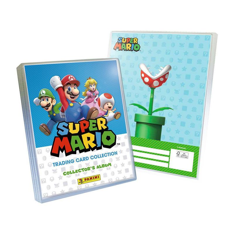 Álbum Coleccionador de Tarjetas Super Mario 2024