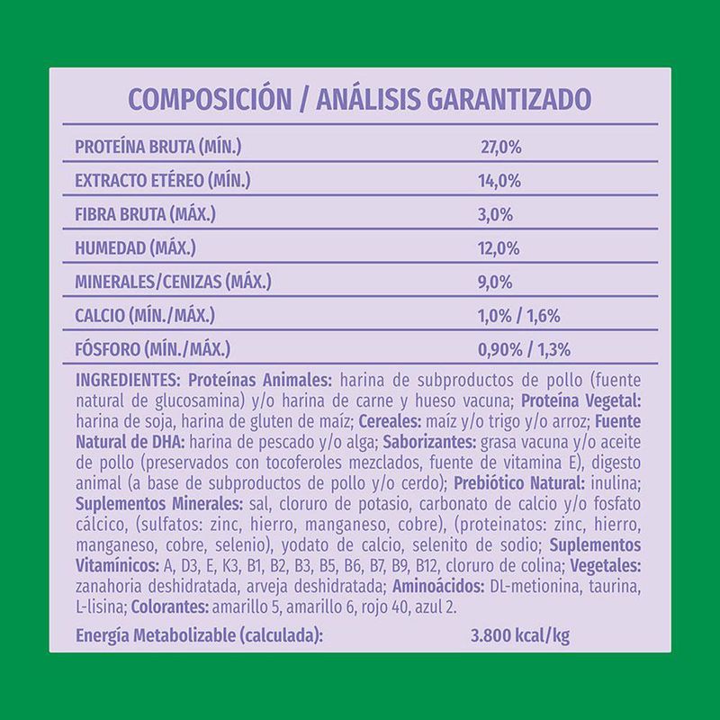 Alimento para Perro Cachorro Raza Minis y Pequeños con ExtraLife 4.4 Lbs