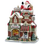 La Tienda de Santa con Luz LED para Villa Navideña