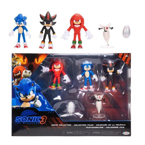 Set de Figuras de la Película Sonic 3 2.5 Plg