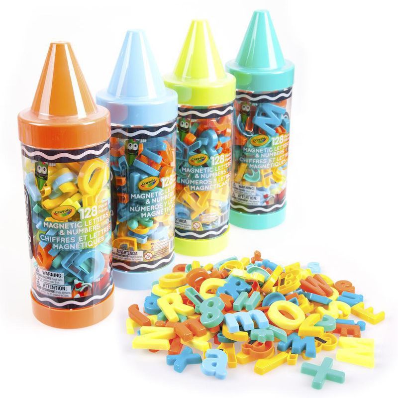 Letras y Números Magnéticos 128 Pzas