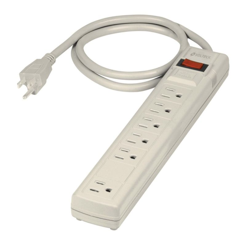 Protector Regleta De 6 Entradas 450 J - Volteck