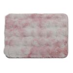 Alfombra para Baño Tie-Dyed Rosa 60x40 Cm