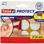 Tope de Fieltro Circular Blanco 26 mm