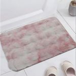 Alfombra para Baño Tie-Dyed Rosa 60x40 Cm