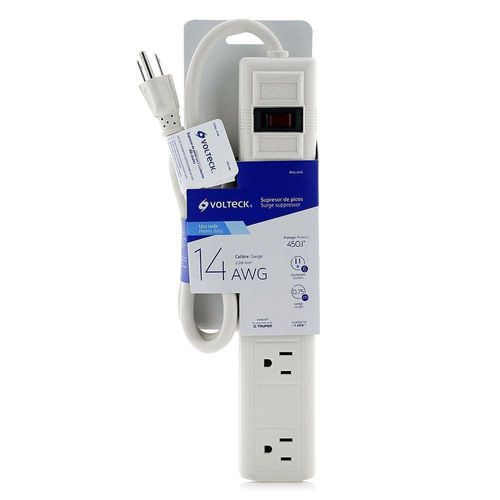 Protector Regleta De 6 Entradas 450 J - Volteck