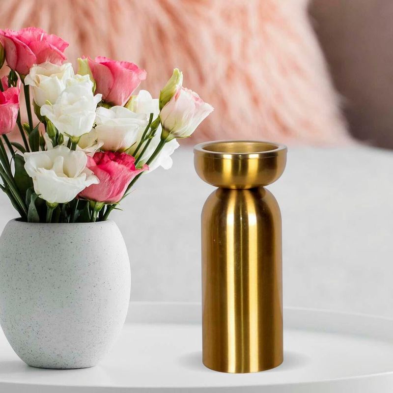 Candelero con Base Bronce