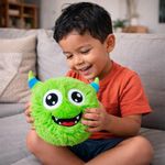 Pelota Fluffy Monstruo Verde de 23 Cm