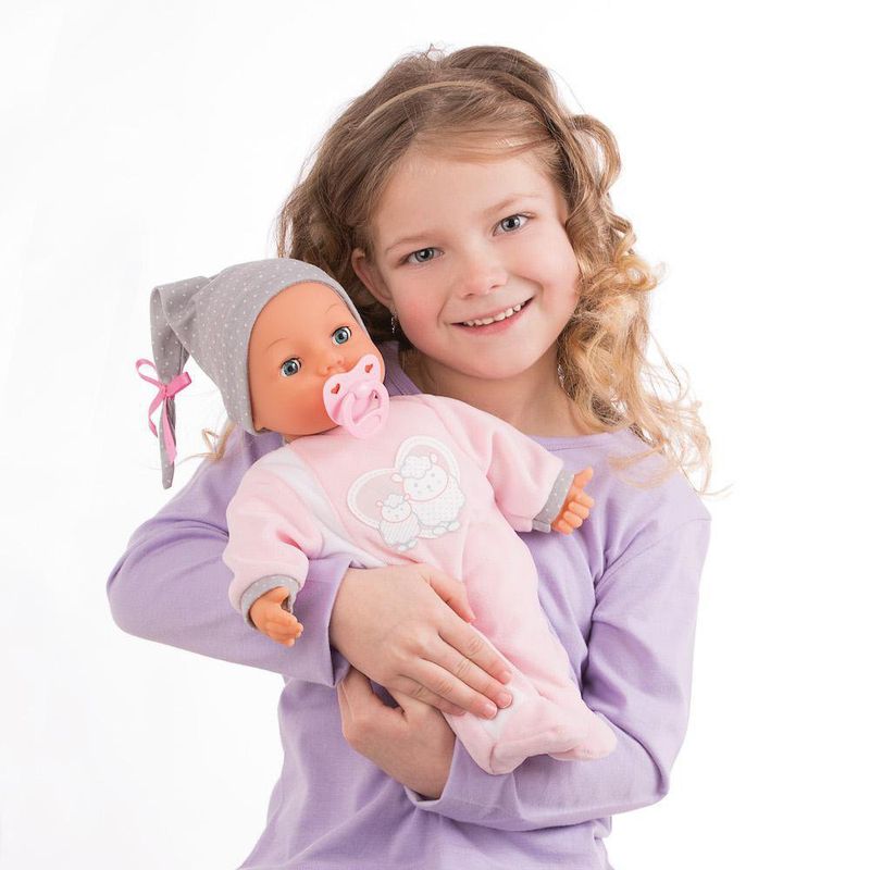 Muñeca Bebé con Accesorios de 38 Cm