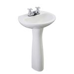 Lavamanos con Pedestal Ecoline Blanco