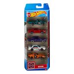 Hot Wheels Pack de 5 Autos Metálicos con Diseño Especial Surtido