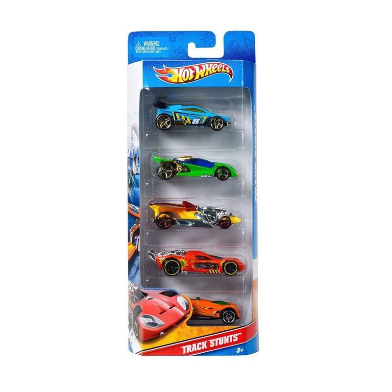 Hot Wheels Pack de 5 Autos Metálicos con Diseño Especial Surtido