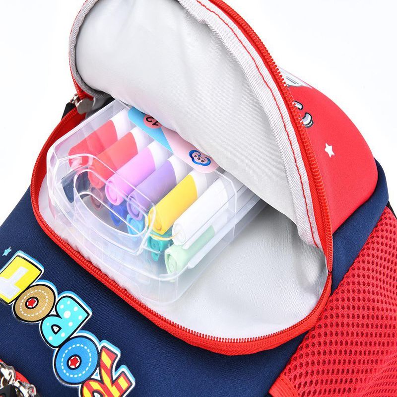 Mochila Infantil Robot Azul