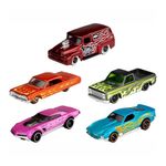 Hot Wheels Pack de 5 Autos Metálicos con Diseño Especial Surtido