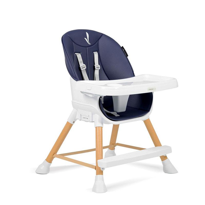 Silla Alta para Bebé Diseño Moderno y Patas de Madera