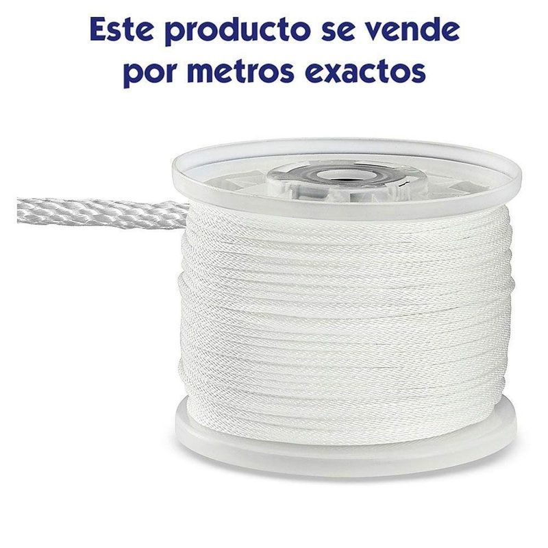 Lazo Nylon 3/8X500  Trenzado Blanco - Ace