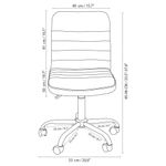 Silla Para Oficina Hertha Negra