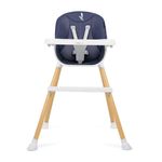 Silla Alta para Bebé Diseño Moderno y Patas de Madera