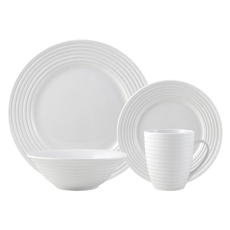 Vajilla 16 Pzas Continuum Blanca - Toscana