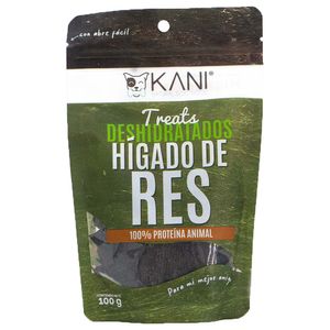 Snack Deshidratada para Perro Todas las Etapas y Razas Sabor Hígado de Res 100 Grs