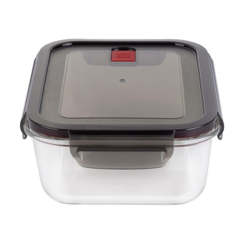 Recipiente de Cristal Rectangular con Tapa Hermética 1.4 L