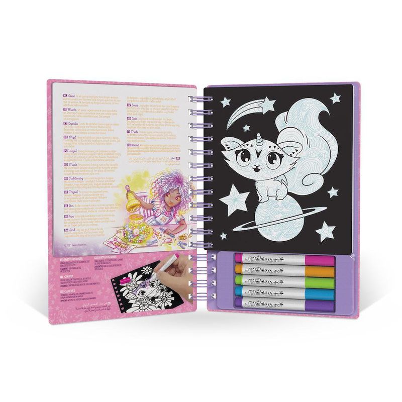 Cuaderno Creativo Fantasy Foil Art Nebulous Stars
