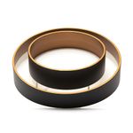 Plafon LED Elevate Negro Cct3 Colores 24 W