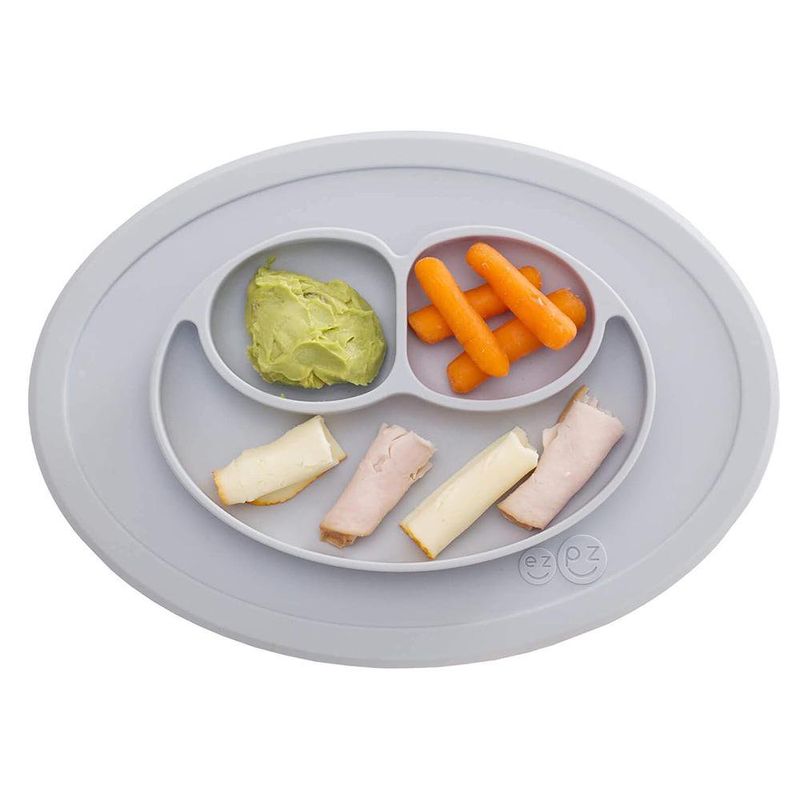 Plato EZPZ de Silicona Infantil  con Base Antideslizante