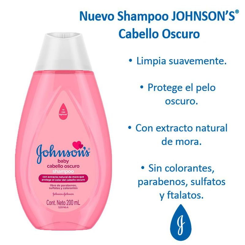 Shampoo Johnson'S Baby para Cabello Oscuro 200 Ml