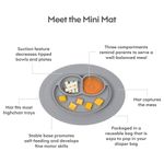 Plato EZPZ de Silicona Infantil  con Base Antideslizante