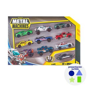 Metal Machines S2 Paquete de 10 Autos Diseños Surtidos